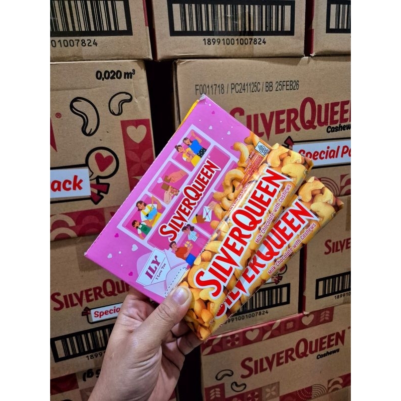 

silver qeen 55 gr isi 2 plus bok silverqueen nya