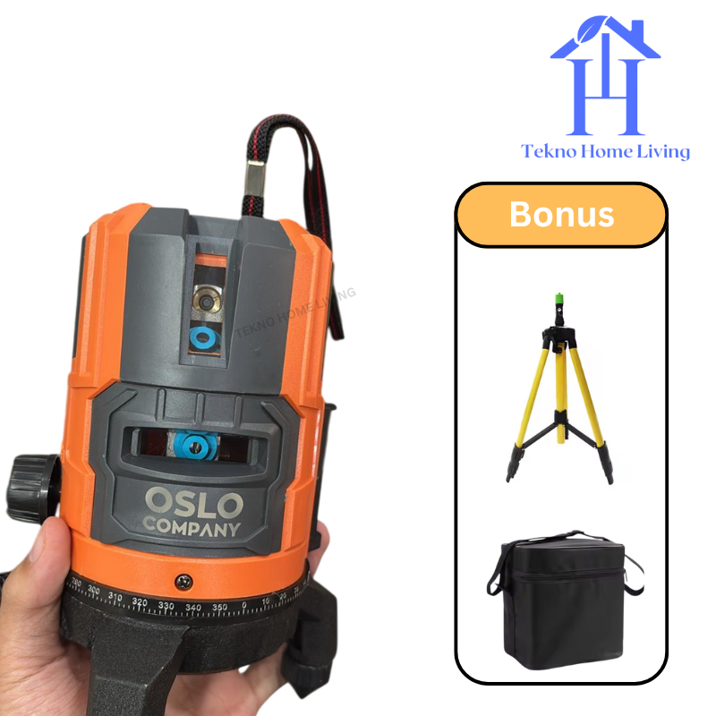 Laser Level 5 2-6 Laser Line Hijau Alat Pengukur Dimensi Waterproof