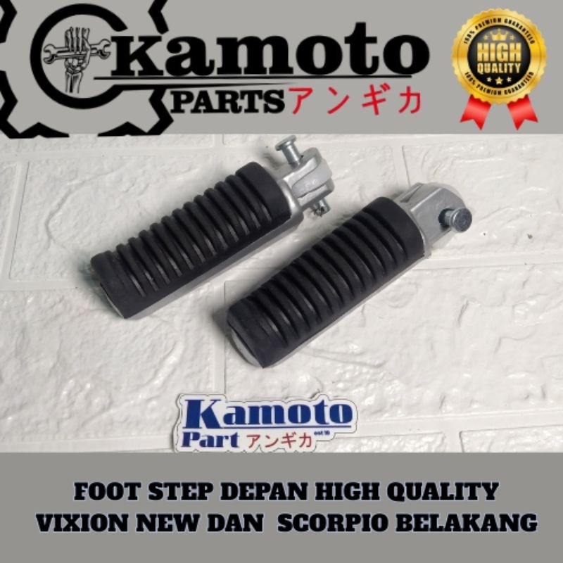 foot step/karet pijakan kaki depan vixion / belakang scorpio