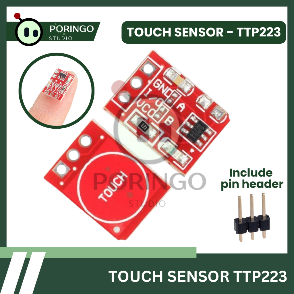 TTP223 CAPACITIVE TOUCH SENSOR | SENSOR SENTUH