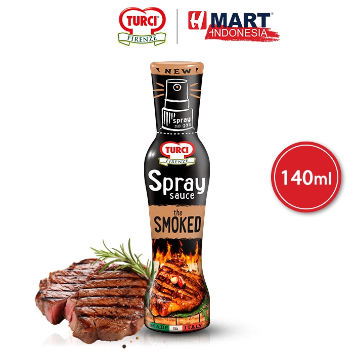 

TURCI FIRENZE BBQ Spray Sauce Smoked - Saus Semprot untuk BBQ 140ml