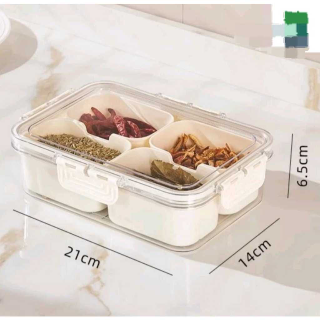 FRESH BOX CONTAINER 4 SEKAT KECIL