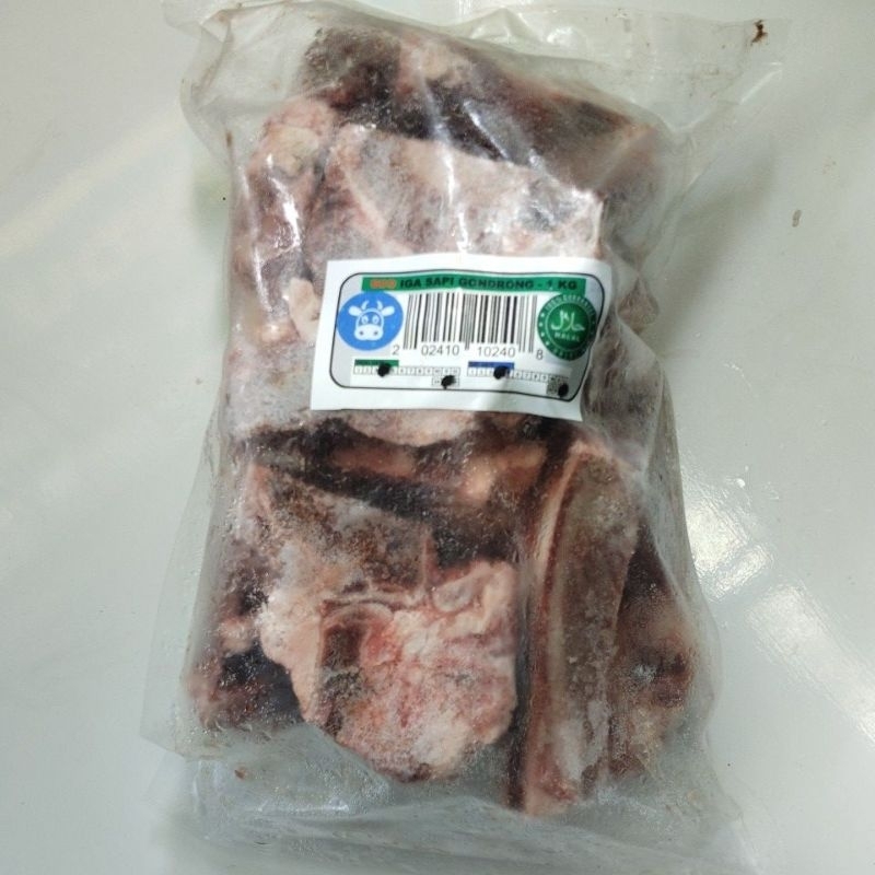 

Iga Sapi Gondrong 1kg
