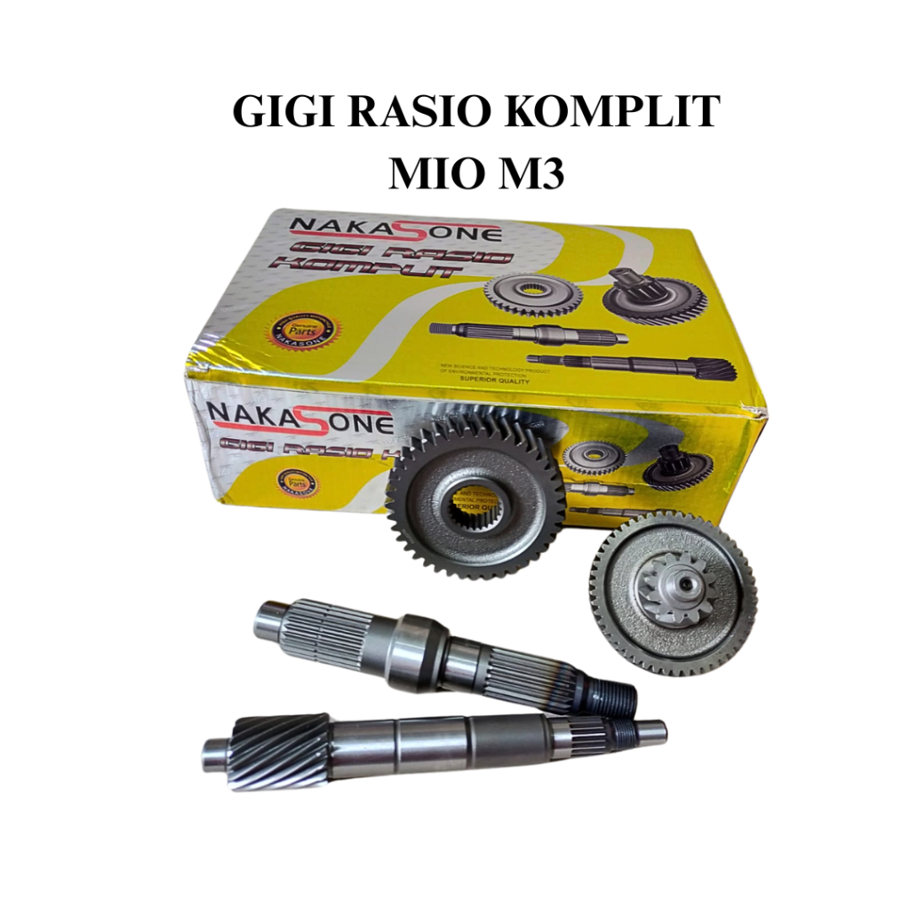 GIGI RASIO / GIGI GARDAN / GIR GARDAN SET KOMPLIT 1 SET / 4 PCS MIO M3 NAKASONE