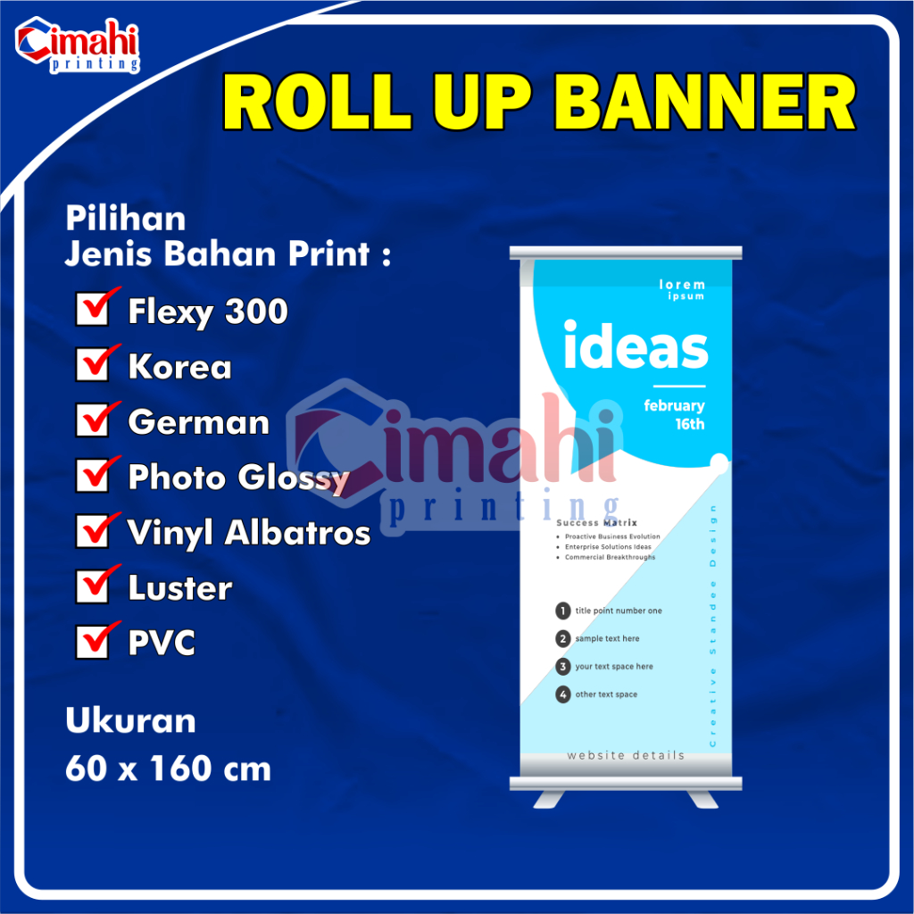 ROLL UP BENER |  BANNER STAND | ALUMUNIUM