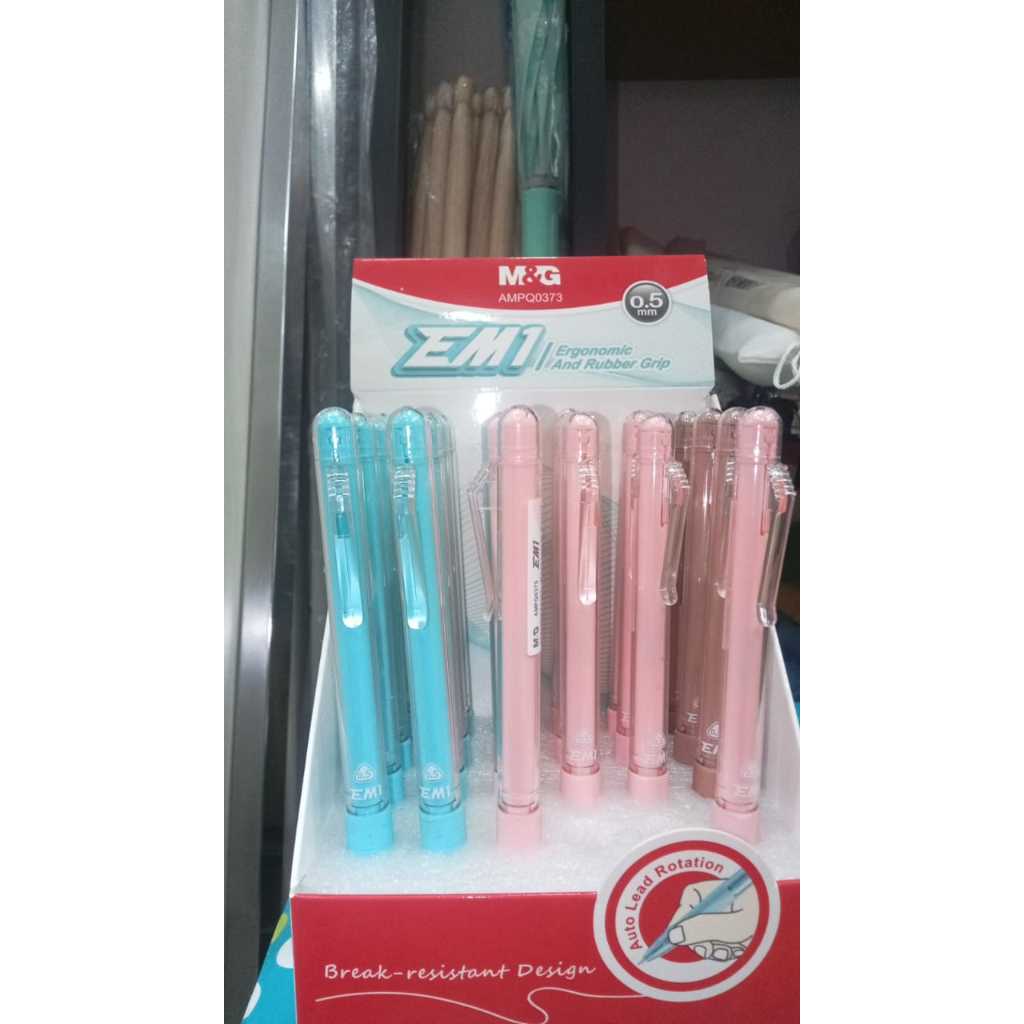 

M&G Mechanical Pencil 0.5mm EM1 AMPQ0373 - Pensil Mekanik Pastel SATUAN