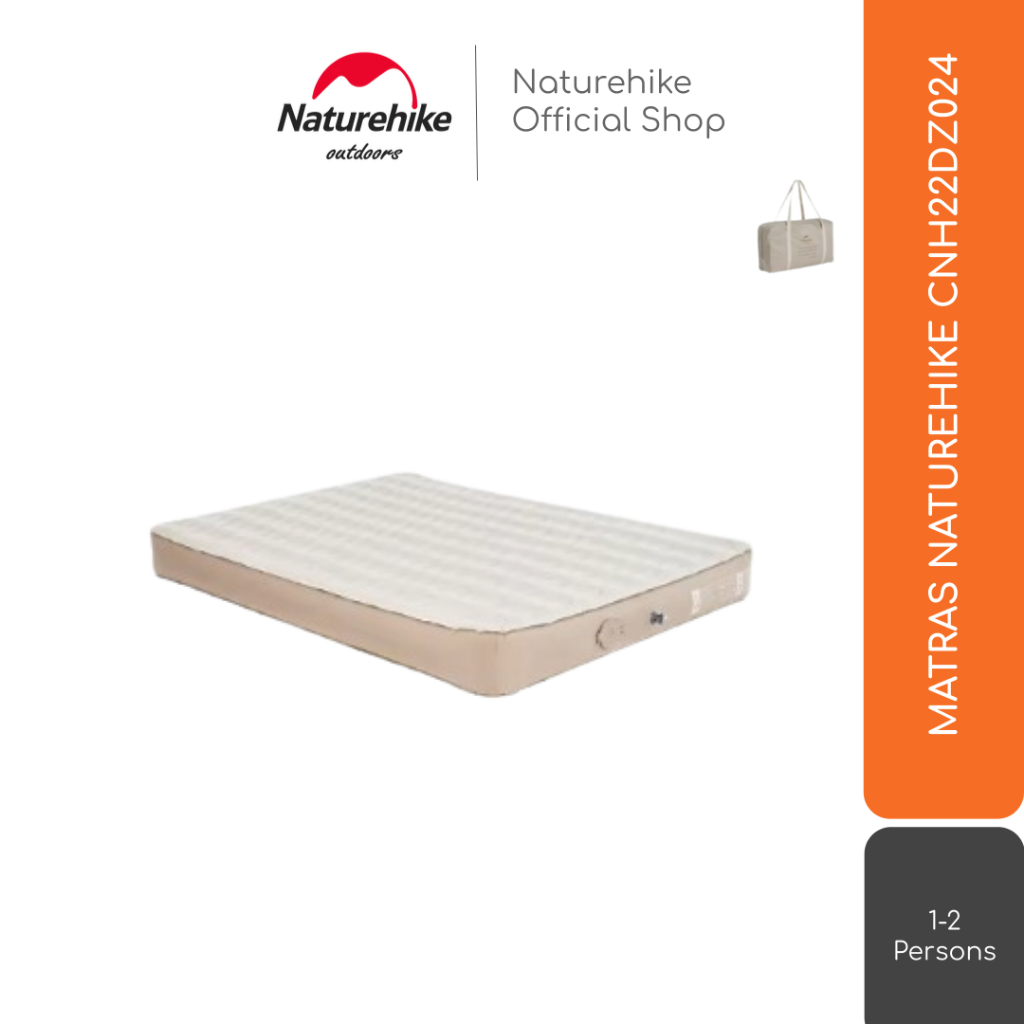 KASUR ANGIN TIDUR PLUS POMPA ELEKTRIK TENDA GLAMPING INFLATABLE BED NATUREHIKE CNH22DZ024