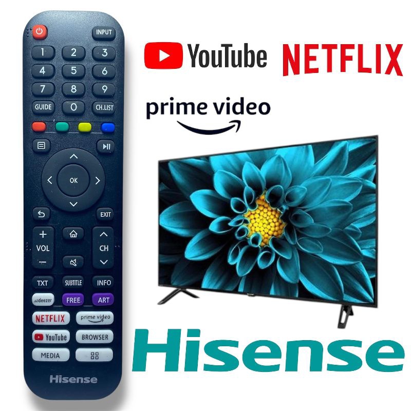 HISENSE remot smart tv android hisense remote led hisense