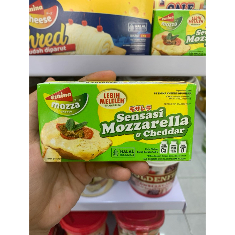 

Emina Mozza Cheese Mozarella &Cheddar 160gr