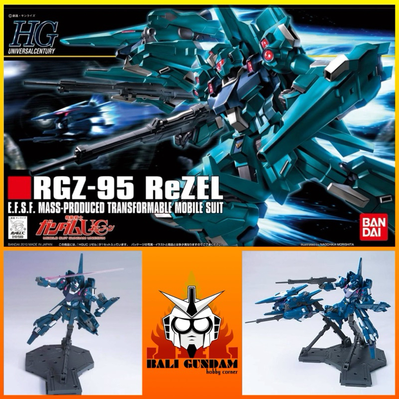 HG 1/144 RGZ-95 ReZEL Bali Gundam Hobby Corner Bandai Original