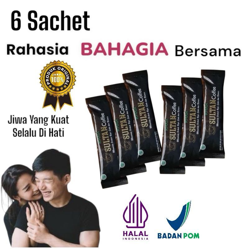 

Sultan Coffee Original Ekstrak Ginseng 6 Sachet – Aman & Terdaftar BPOM