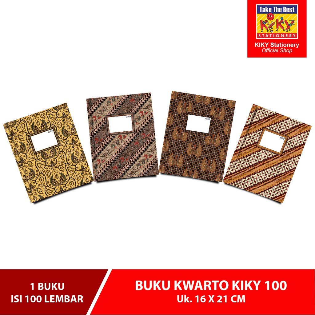 

HARDCOVER KIKY ISI 100 LEMBAR KWARTO / BUKU CATATAN
