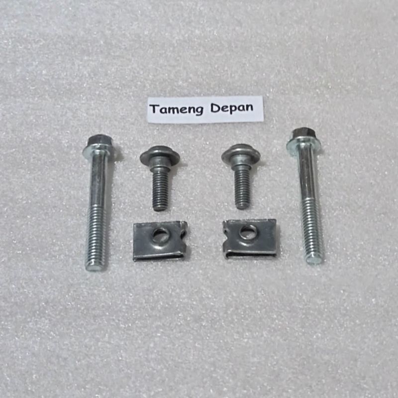 Baut Full Set Cover Bodi Body Tameng Depan Honda Supra X 125 Fi PGM-FI