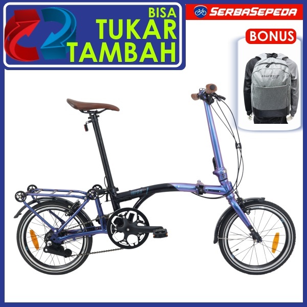 Sepeda Lipat - Sepeda United Trifold 7S 16 Inci 7 Speed