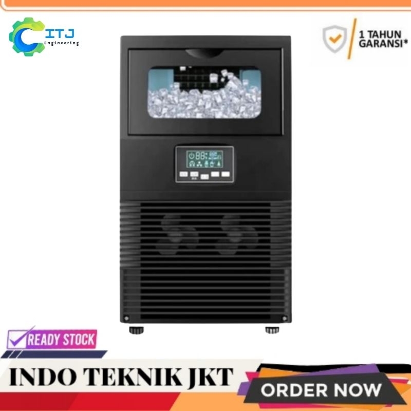 Mesin Es Batu 40kg perhari Iceler Ice Cube Maker untuk Cafe