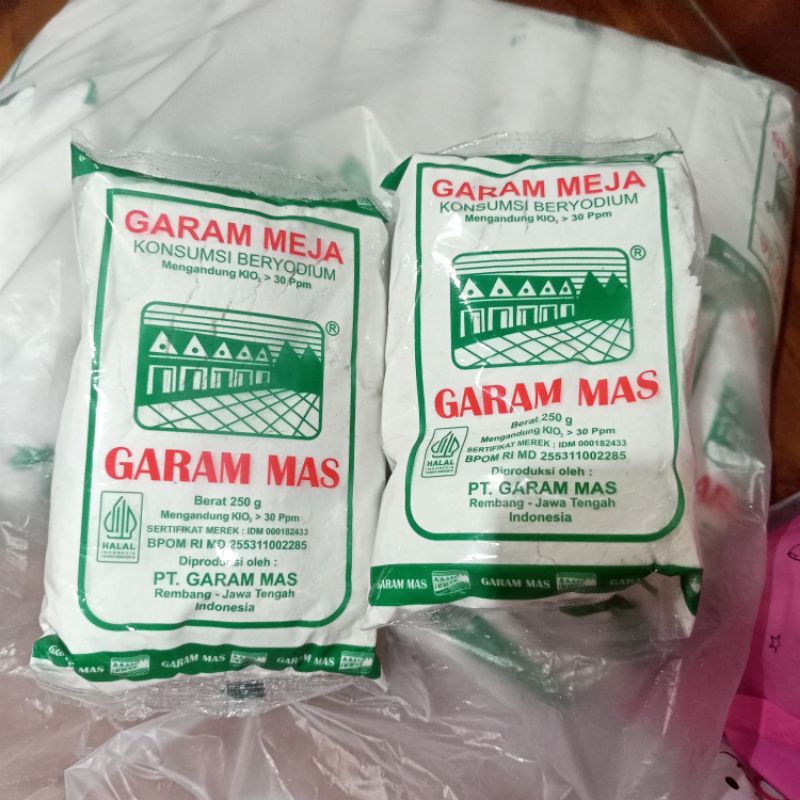 

SPESIAL DISC 50%BELI 1 GRATIS 1 GARAM MAS BERYODIUM PREMIUM GOOD QUALITY netto 250gram BISA COD #GARAMMAS#GARAMPREMIUM#GARAMBERYODIUM