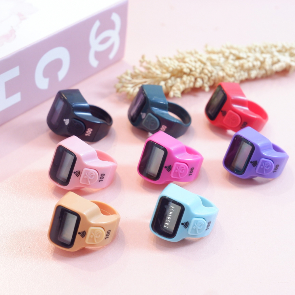 tasbihsa - tasbih digital cincin zira beep polos led cantik