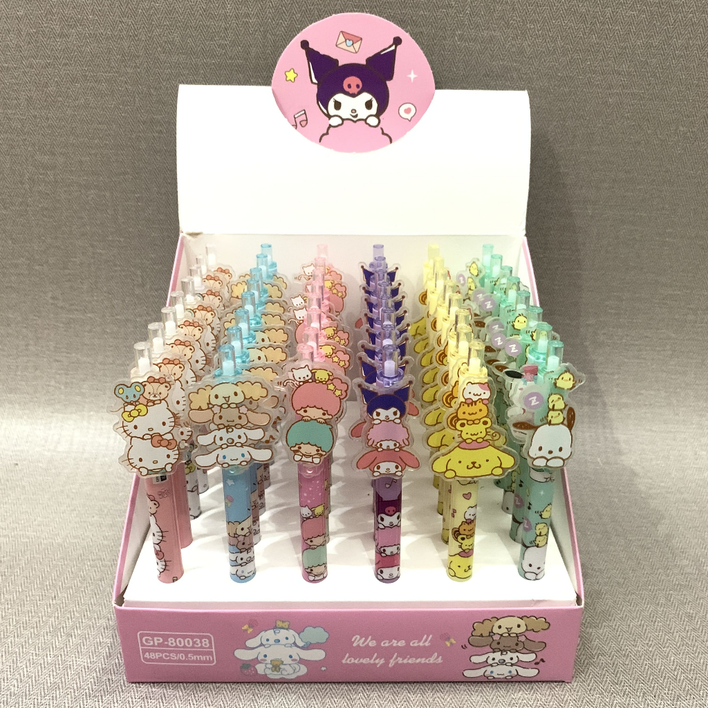 

Hello Kitty Cute Ball Pen Per Pcs Pulpen Gel Ketebalan 0.5mm Black Ink