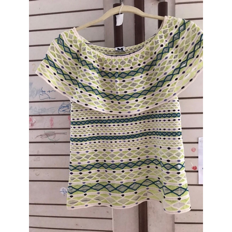 TOP CEWEK MISSONI PRELOVED LIKE NEW Promo sale