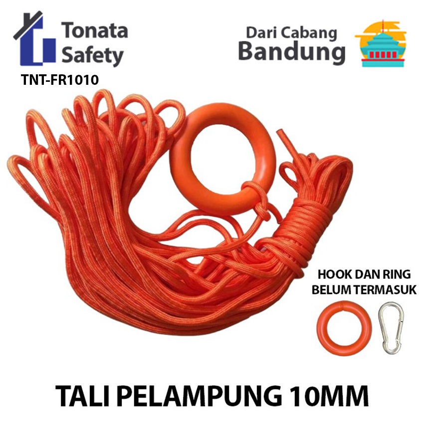 Tali Pelampung 10mm Lifebuoy / Floating Rope Life Buoy Ring Buoy 10 mm / Rescue Rope Lifebuoys / Tal
