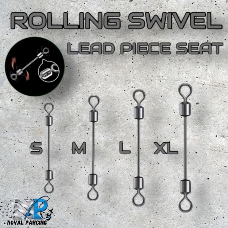 Kili Kili Pancing Rolling Swivel Panjang Rakain Dll S,M&L