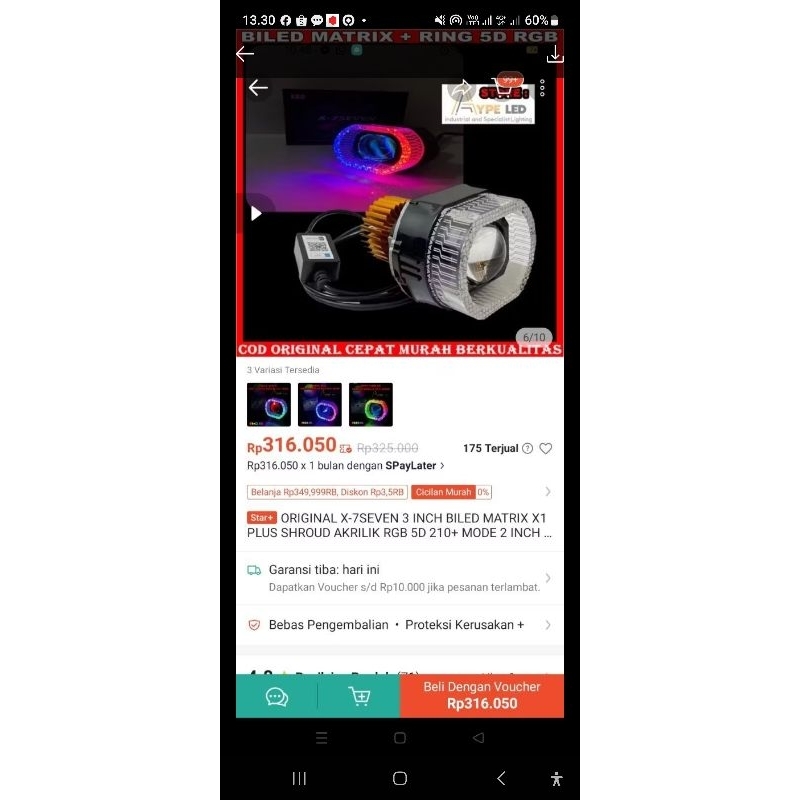 REFLEKTOR VARIO CW 110 PROJIE BILED APP BLUETOOTH VARIO CW VARIO LAMA