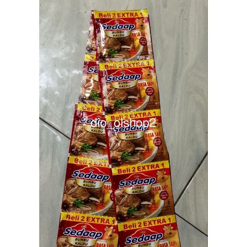 

Sedaap bumbu kaldu isi 15 sachet