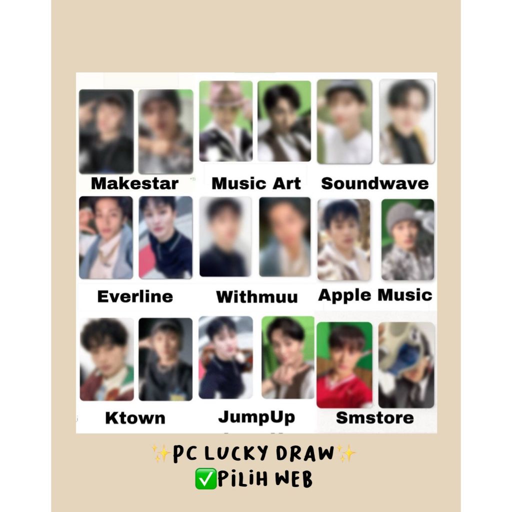 [BOOKED] LUCKY DRAW ALBUM NCT MARK - THE FIRSTFRUIT [SQUARE FLAP VER.] LD PC POCA SMSTORE SOUNDWAVE 