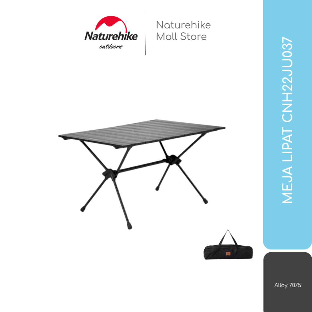 MEJA LIPAT CAMPING PORTABLE EGG ROLL ALUMINIUM ALLOY FT11 NATUREHIKE CNH22JU037