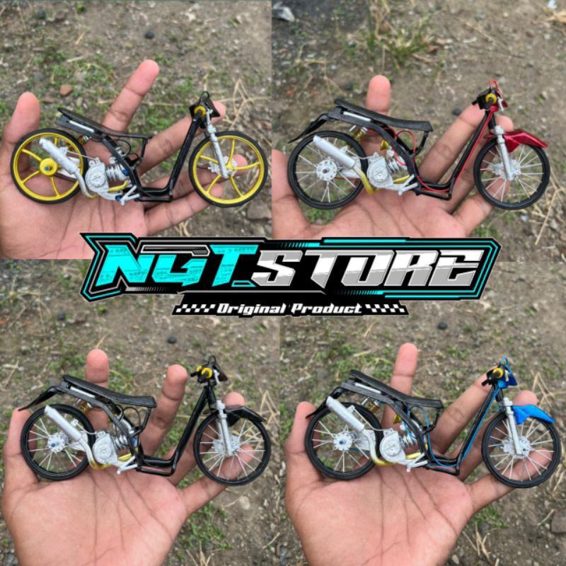 miniatur motor beat karbu trondol&drag [FREE STIKER]