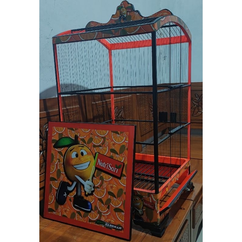 Sangkar BRO Kotak ruji senar