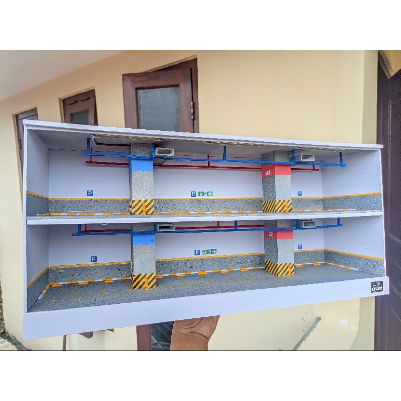 kustom Diorama Basement 2 lantai