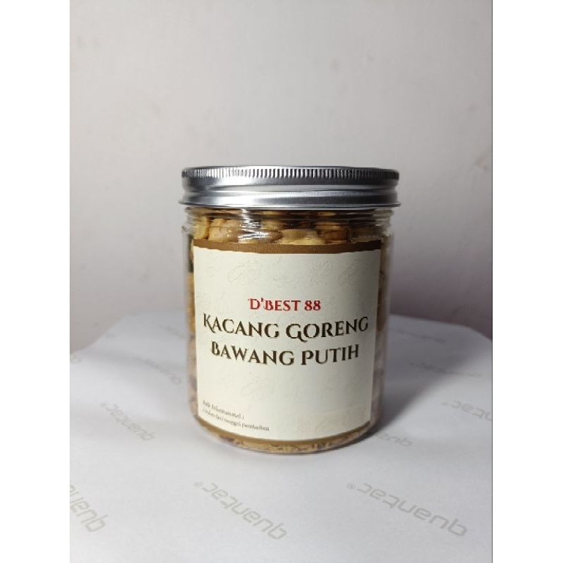 

kacang goreng bawang putih super enak rasa asin gurih