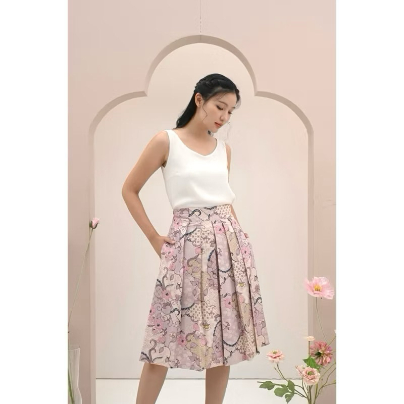 Rok Batik - Rok Midi Modern - Rok payung 165ACA