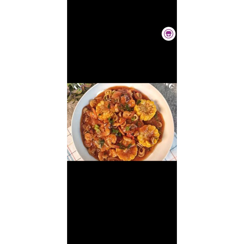 

Udang Saos Padang Spesial jagung