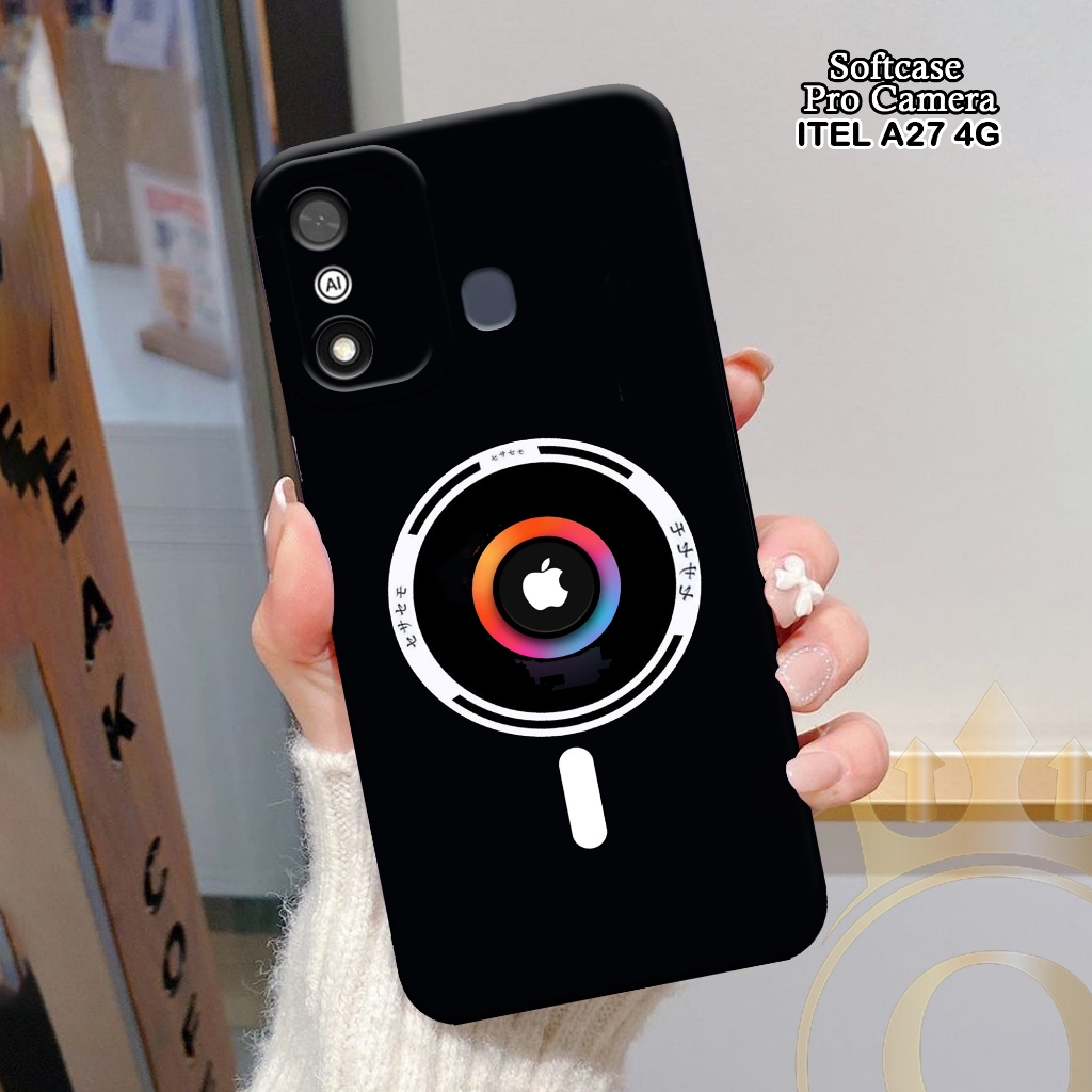 Softcase ITEL A27 4G - ORORA - Casing ITEL A27 4G  - Motif case Logo - ITEL - Softcase ITEL A27 4G  