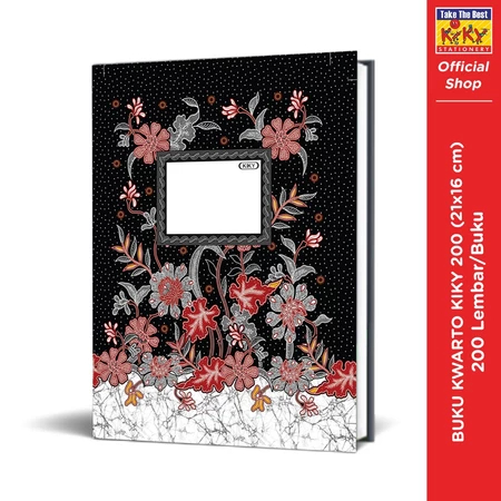 

BUKU HARD COVER KIKY GLOSSY KWARTO ISI 200 LEMBAR