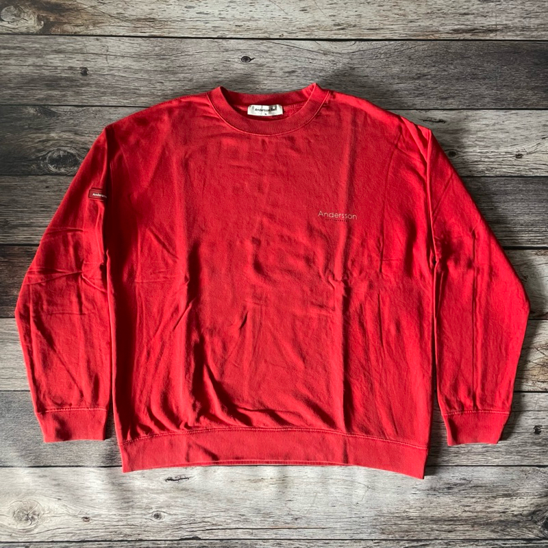 CREWNECK ANDERSSON BELL SECOND ORIGINAL - Crewneck Andersson Bell Second Original Warna Merah / Red