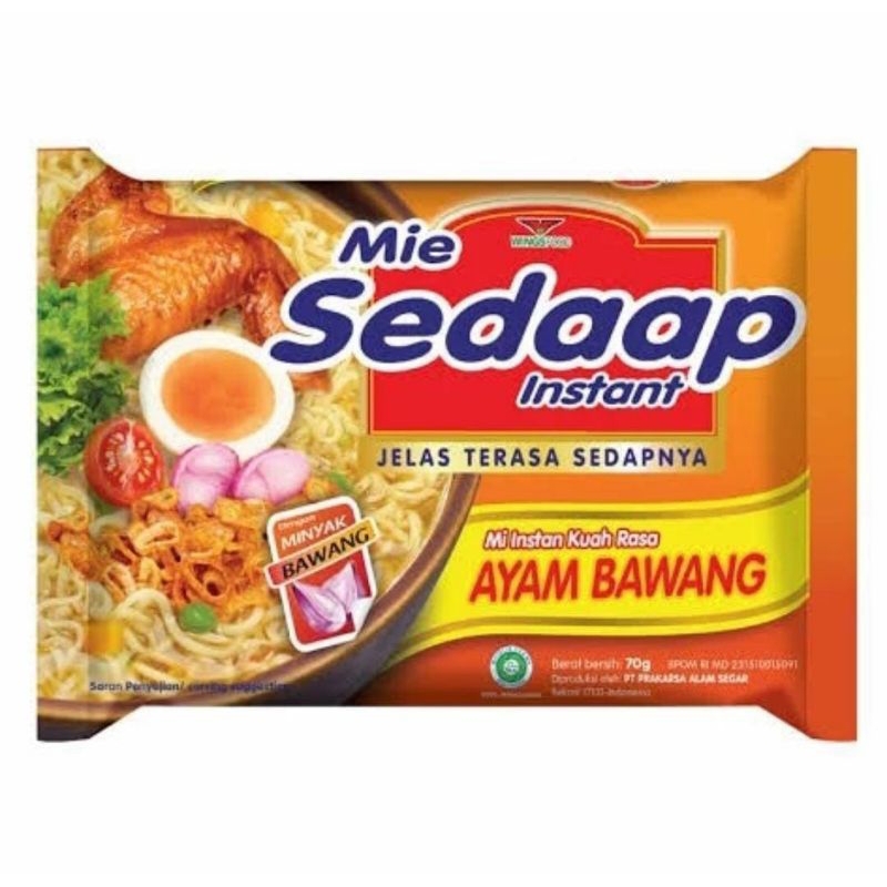 

Mie Sedaap Instan Rasa Ayam Bawang 1 Pcs