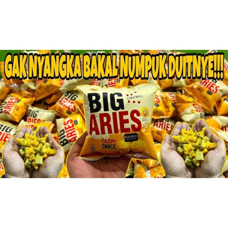 

Ciki big aries berhadiah uang tunai - Ciki berhadiah uang - 1 renceng isi 10 pcs