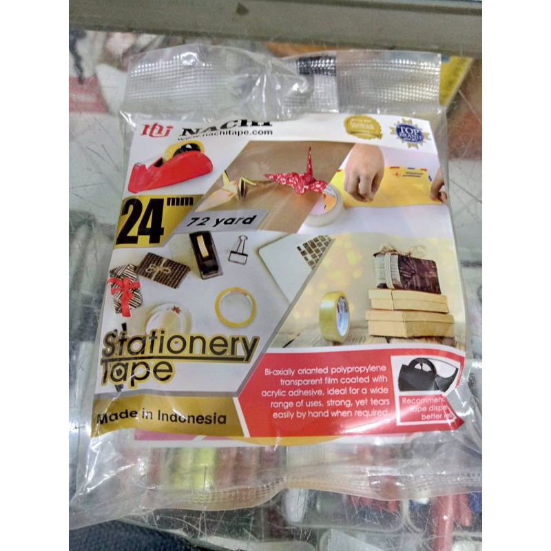 

isolasi / OPP NACHI 1" 1X72 NC172 KUNING