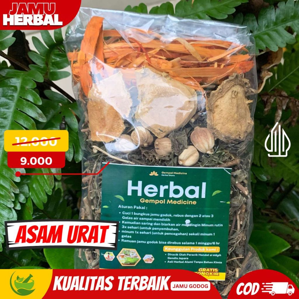 

(BAYAR DITEMPAT) JAMU HERBAL GODOKAN ASAM URAT PALING AMPUH / JAMU HERBAL ALAMI