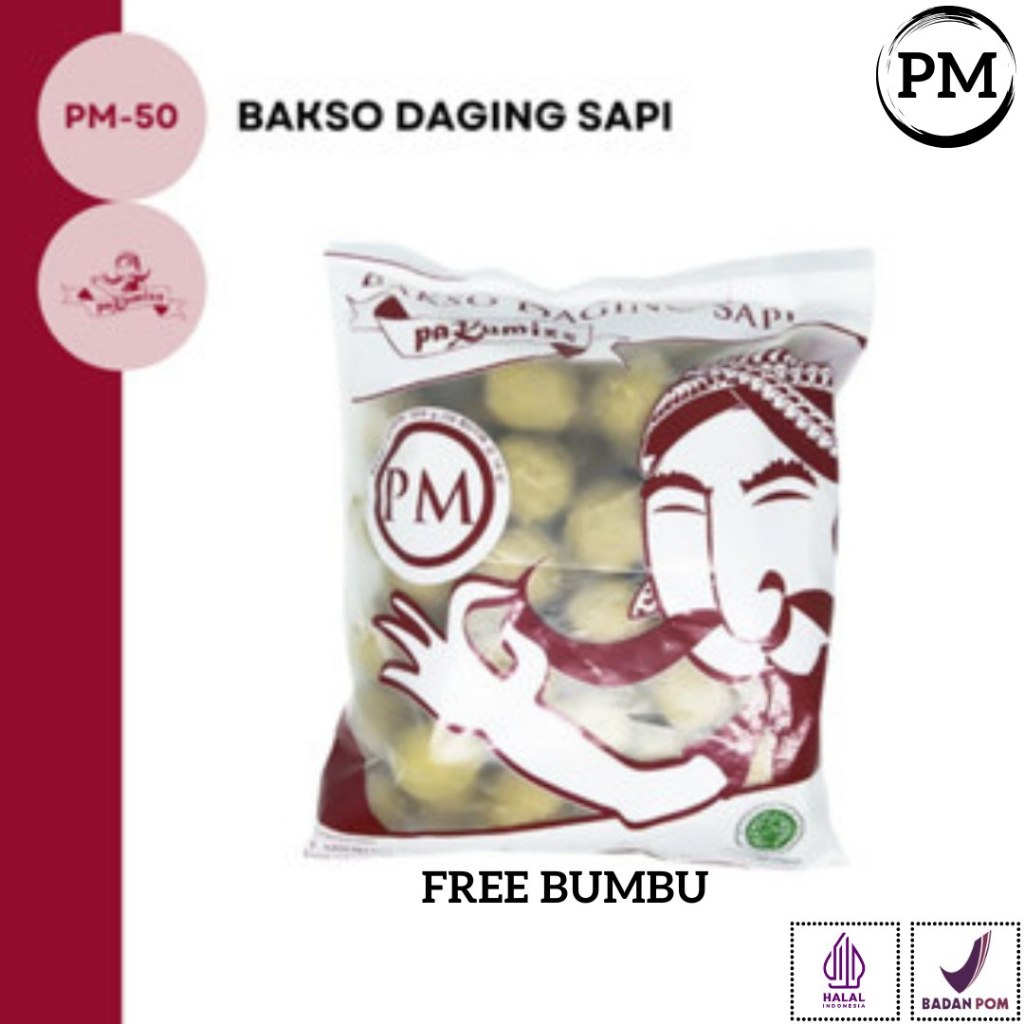 

Pakumizz Bakso Daging Sapi ISI PM 50