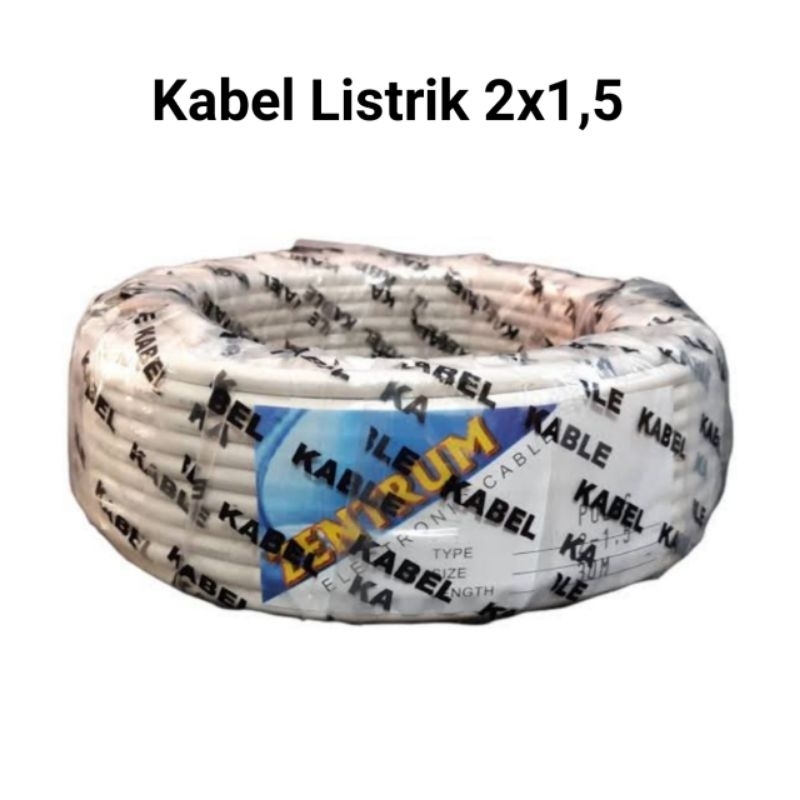 Kabel Listrik - Kabel Listrik PLN - Kabel Listrik Per Meter - Kabel Listrik 1 Roll - Kabel Listrik M