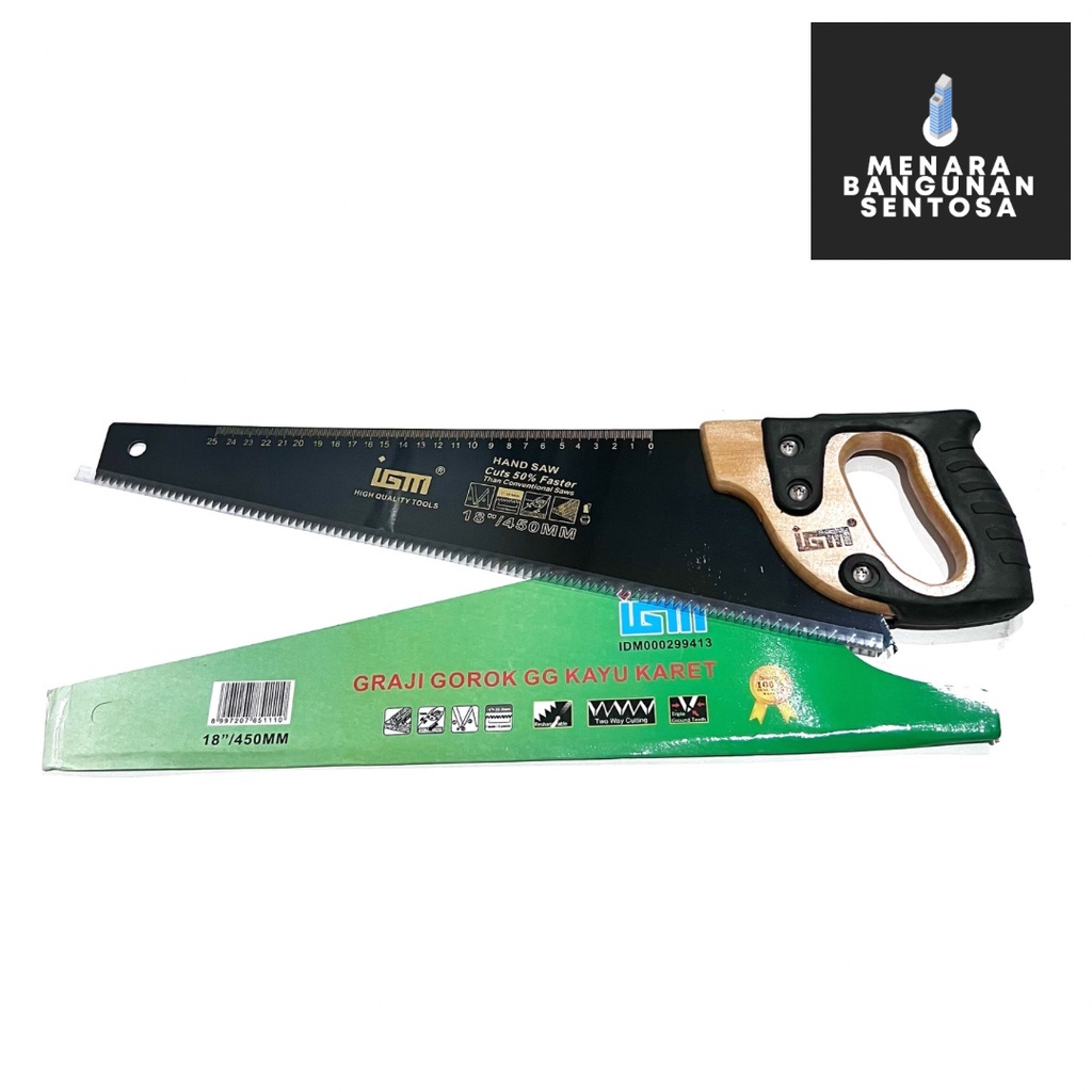 TERLARIS Gergaji Baja Asli Tajam / Gergaji Kayu Baja Siap Pakai Super Kuat Anti Paku/Gergaji Anti Se
