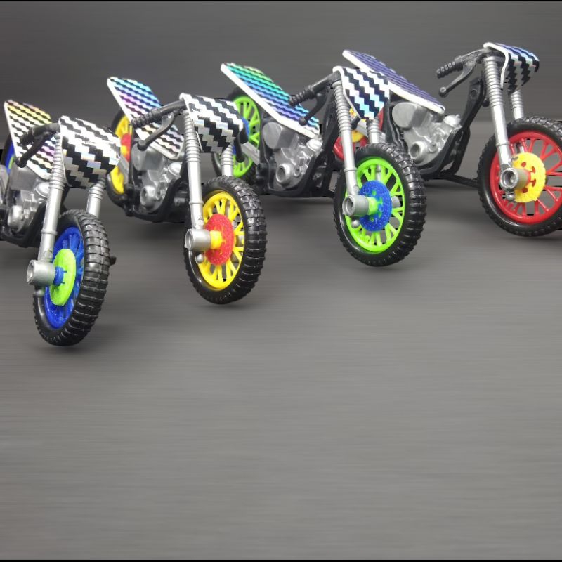 Mainan Miniatur Motor Drag Mini Keren