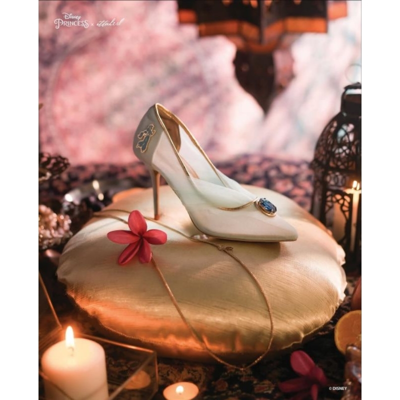 ITTAHERL PRICE Disney Princess Jasmine x Ittaherl Arabian Night 90mm Pointy Heels Sapphire size 39