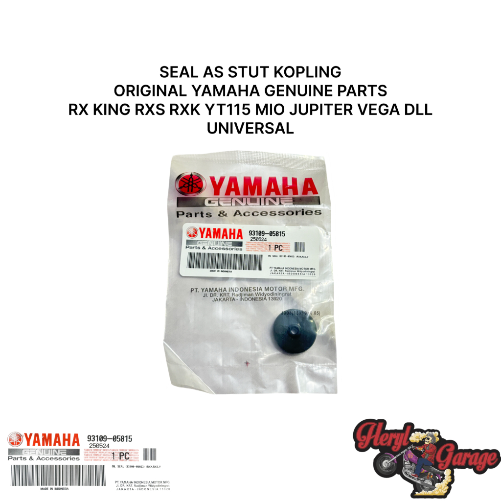 SEAL AS STUT KOPLING ORIGINAL YAMAHA GENUINE PARTS RX KING RXS RXK YT115