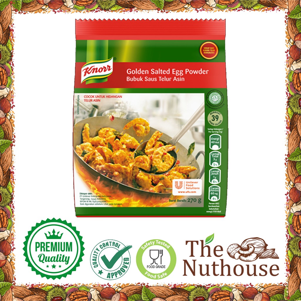 Knorr Golden Salted Egg / Bubuk Saus Telur Asin 270gr