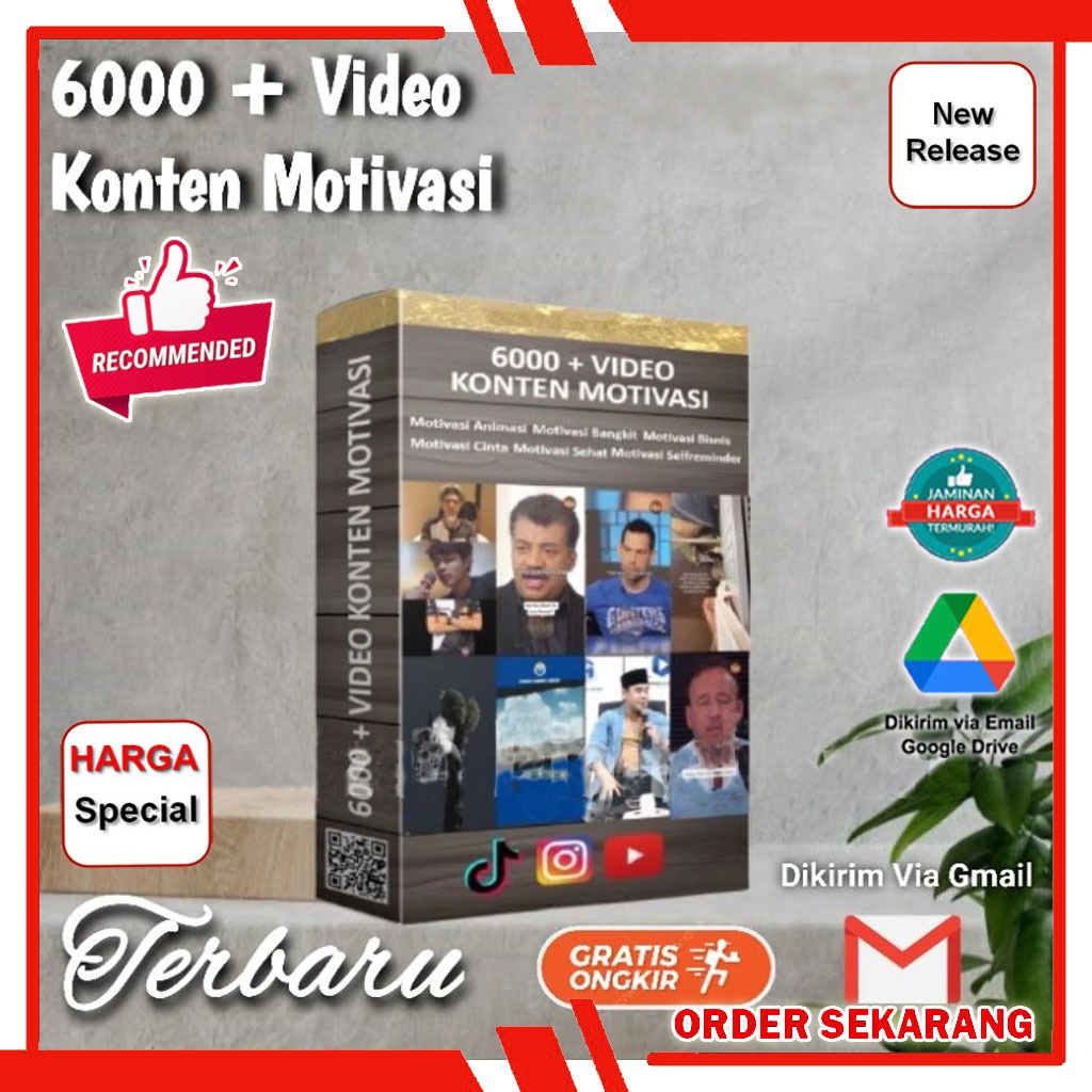 PROMO 6000 + VIDEO KONTEN MOTIVASI (Ribuan Koleksi Video Motivasi)